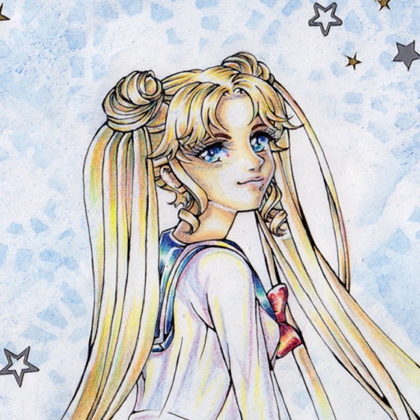 Original Illustration - Usagi Tsukino from Sailor Moon
