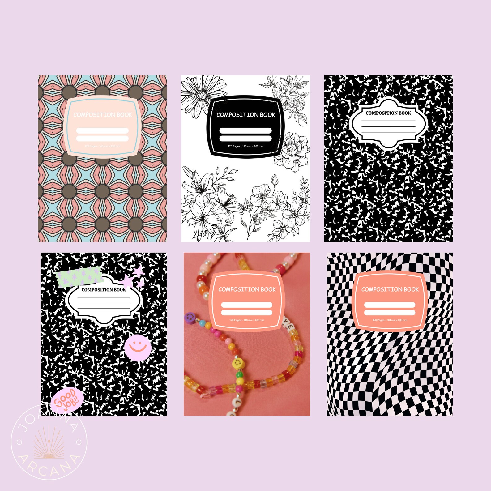 Printable/digital Binder & Goodnotes Notebook Covers 13 Unique Etsy