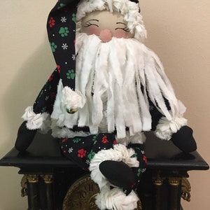 Paw Print Santa