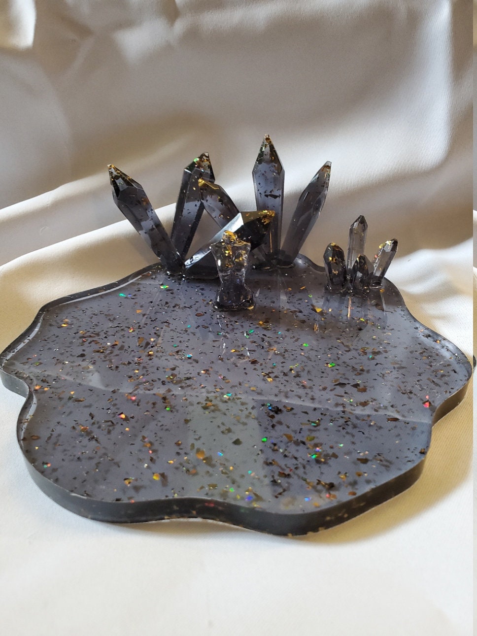 Crystal Tray Crystal holder tray crystal holder Crystal Etsy