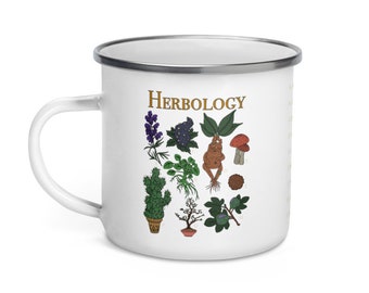 Herbology Enamel Mug