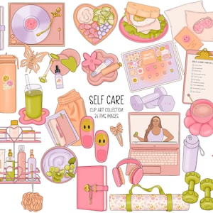 Self-care Clip Art Collection - Etsy