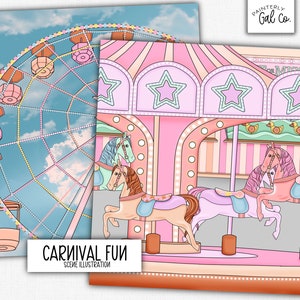 Festival Fun Illustrations | Clip Art Add on