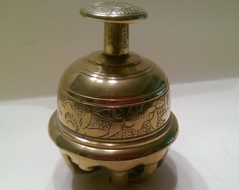 Solid Brass Cage Bell Claw Bell Meditation Bell Lustrous Etched China