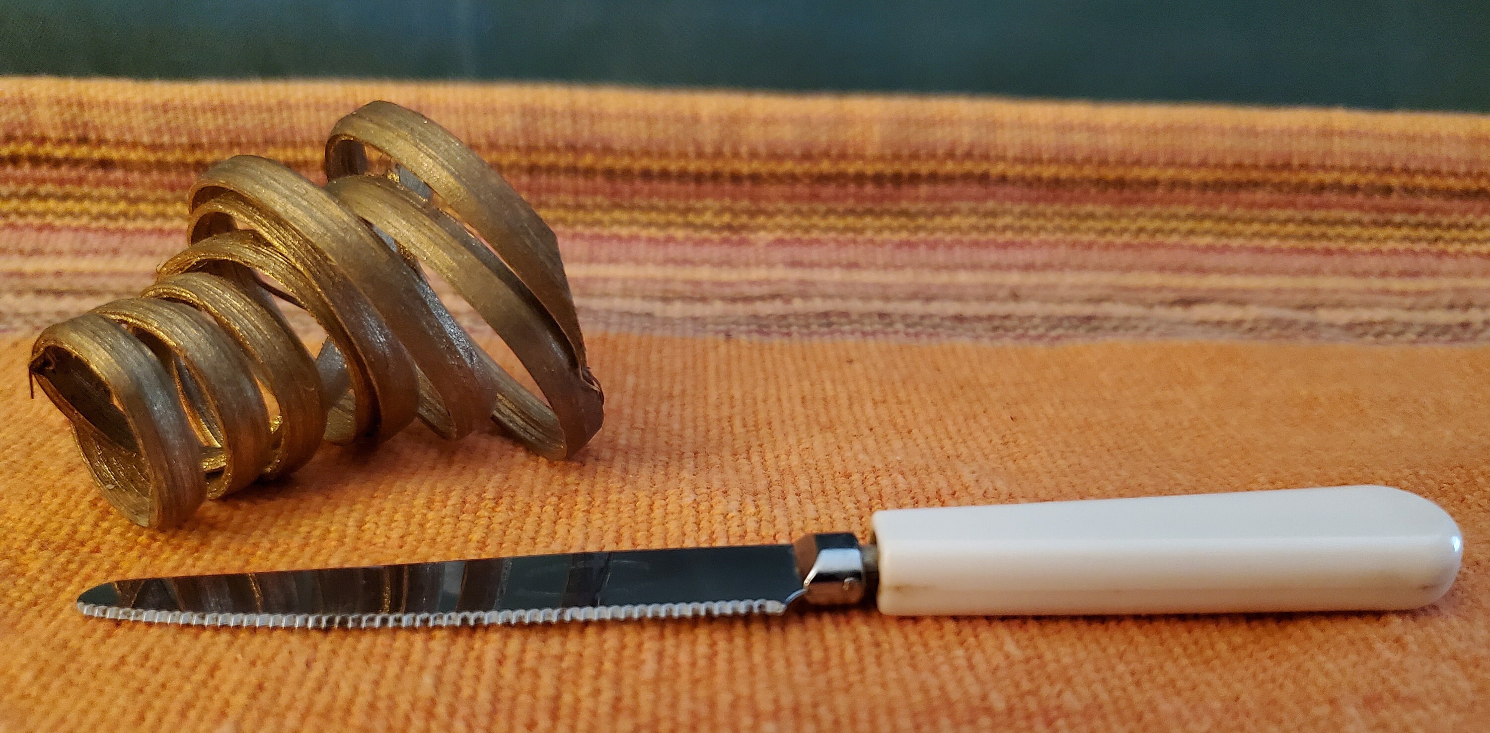 Vintage 5 Serrated Fixed Fruit Knife Slippie Sheffield Stainless Steel