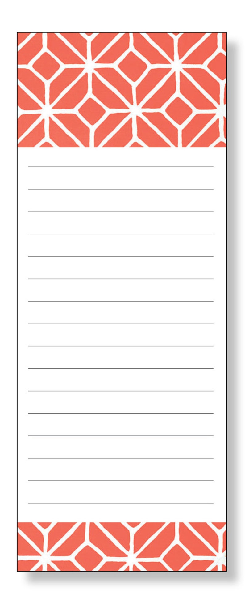 Set of 6 Note Pads Multicolor Notepads 50 Sheets Writing Pad Tear Away