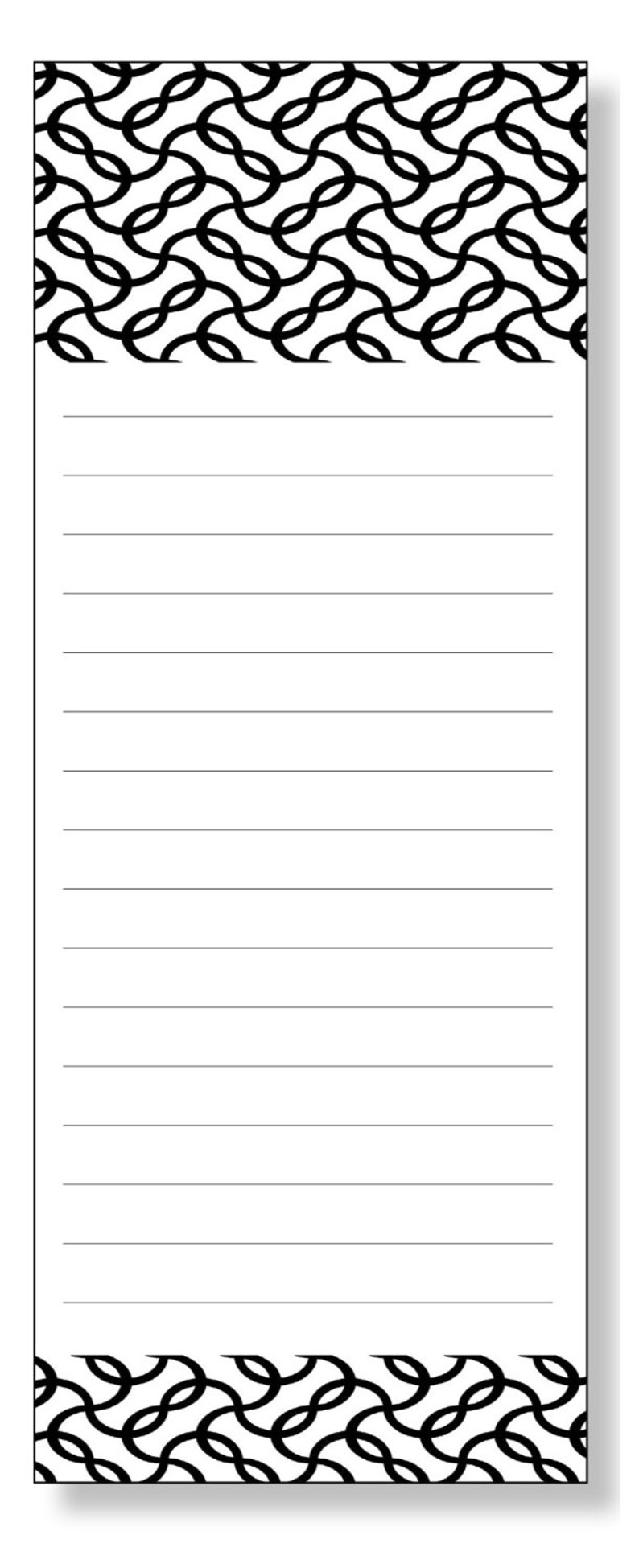 Set of 6 Note Pads Multicolor Notepads 50 Sheets Writing Pad Tear Away