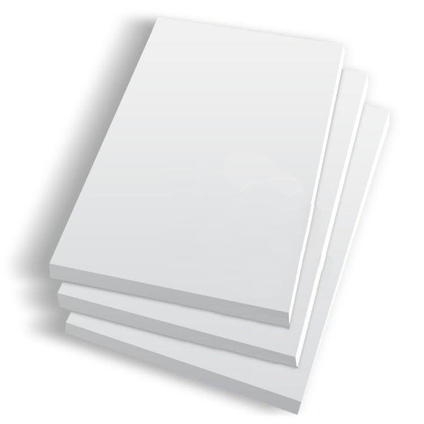 Blank Notepads - Pack of 10 Memo Pads 3.5 X 5.5  Inches, 50 Sheets Per Pad - Top Quality Scratch Pads