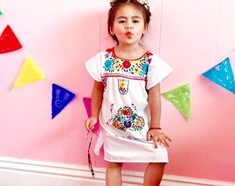 white mexican dress for girl