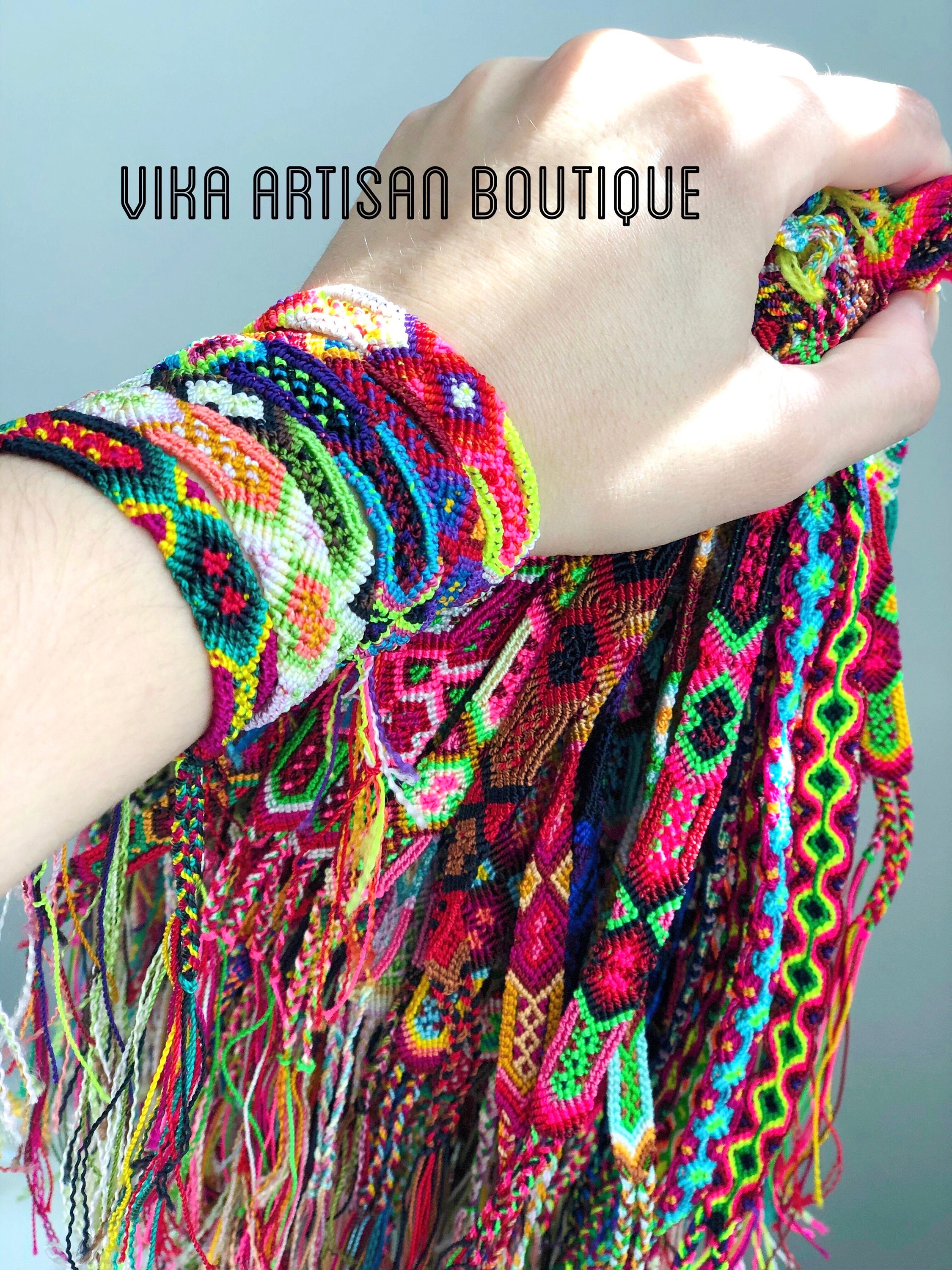 Hand Woven Friendship BRACELETS Set of 