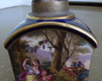 Antique Covered Porcelain Jar