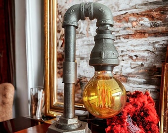 Handcrafted Mr. Willies Little Edison Touch desk lamp