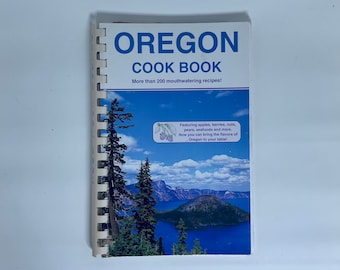 Oregon Cook Book - Janet Walker - Oregon Recipes - Vintage Kitchen - Vintage Oregon - Recipe Book - Pacific Northwest - Oregon Restaurants