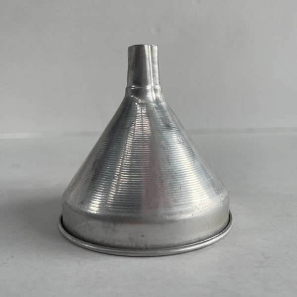 Vintage 2 Inch Aluminum Funnel - Vintage Canning - Kitchen Utensil - Vintage Kitchen Decor - Kitchen Decoration - Aluminum Funnel