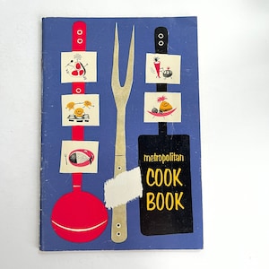 Metropolitan Cook Book - Metropolitan Life Insurance - Vintage Recipes - 1950&#39;s Pamphlet - 1950&#39;s Recipes - 1950&#39;s Cookbook - Recipe Booklet