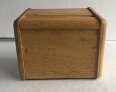 Wood Recipe Box - 4 x 6 Recipe Box - 1970s Recipe Box - Recipe Storage - Vintage Recipe Box - Vintage Kitchen Decor - Wood Kitchen