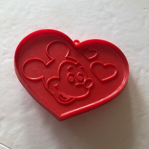 Imprint Mickey Mouse Cookie Cutters - Vintage Baking - Walt Disney Cookie Cutter - Heart Cookie Cutter - Vintage Disney - Valentines Day