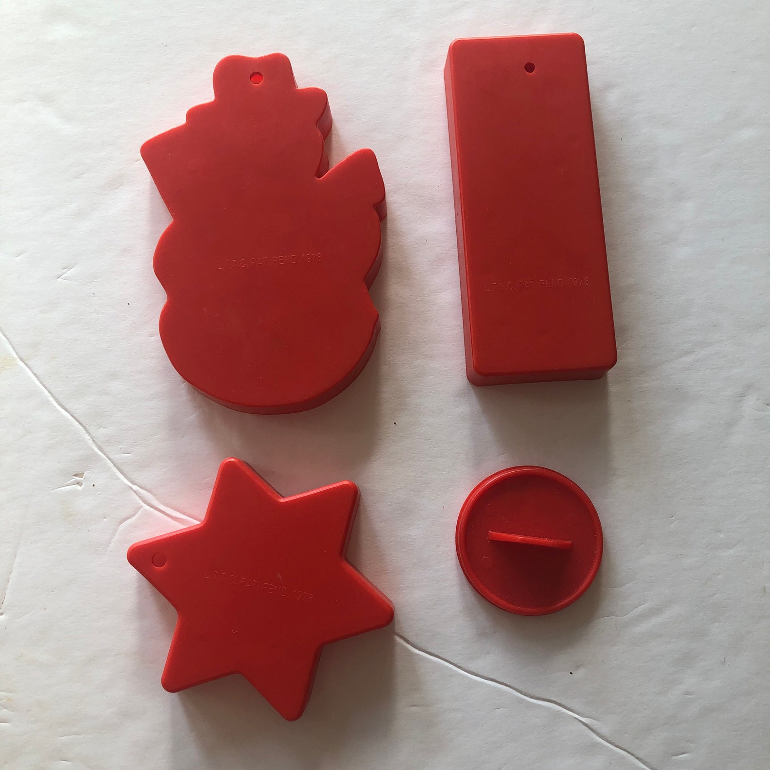 Imprint Christmas Cookie Cutters Vintage Christmas Holiday - Etsy