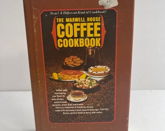 Maxwell House Coffee Cookbook - Coffee House Recipes - Vintage Recipes - 1960's Cookbook - Recipe Collection - Vintage Kitchen