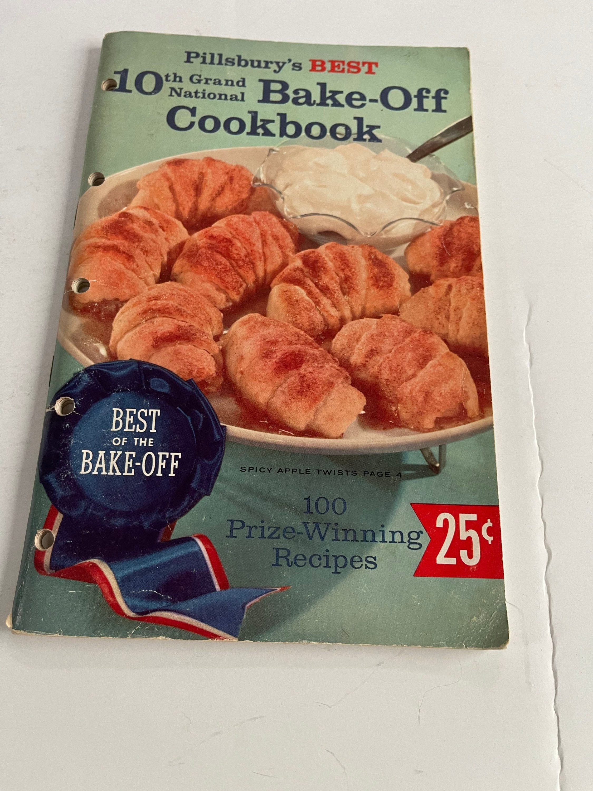 Pillsbury's Best 10th Grand National Bake-Off Cookbook - Vintage Pamphlet - Family Cookbook - 1950s Cookbook - Pillsbury Recipes