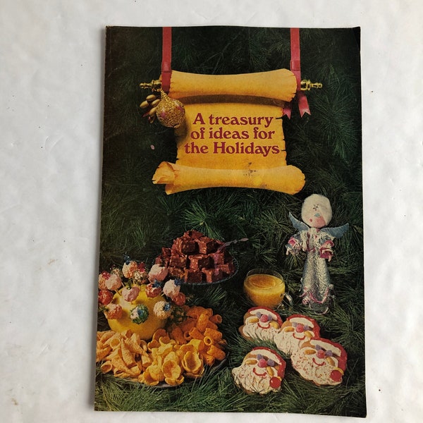 Eine Ideen-Schatzei für zu Hause – Weihnachtsbroschüre – Familien Traditionen – Feiertags-Kochbuch – 1960er Jahre Kochbuch – Gold Medal Flour