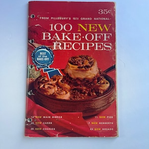Pillsbury&#39;s Best 15th Grand National Bake-Off Cookbook - Vintage Pamphlet - Family Cookbook - 1960s Cookbook - Pillsbury Recipes