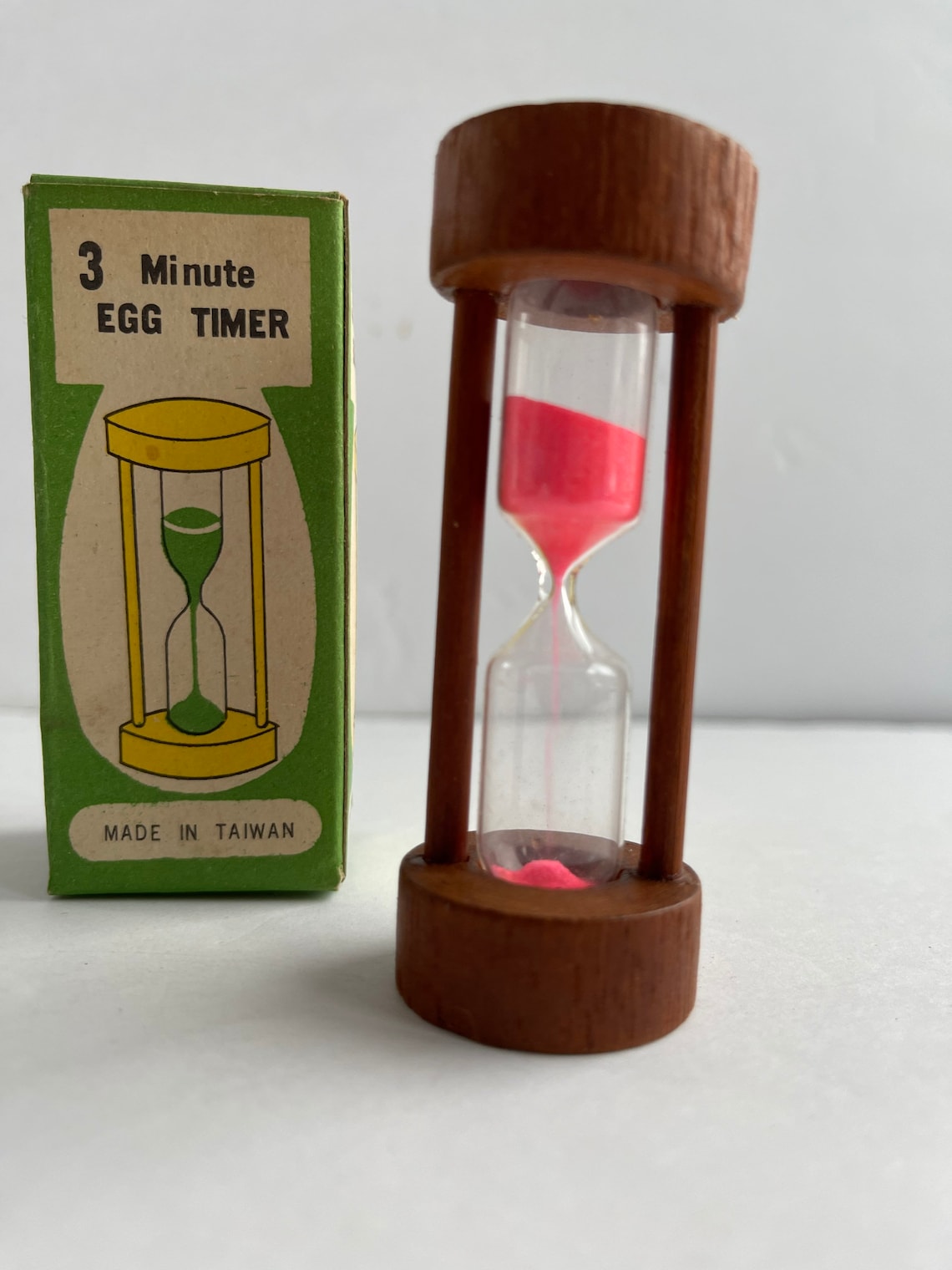 Vintage Three Minute Egg Timer in Box Vintage Kitchen | Etsy