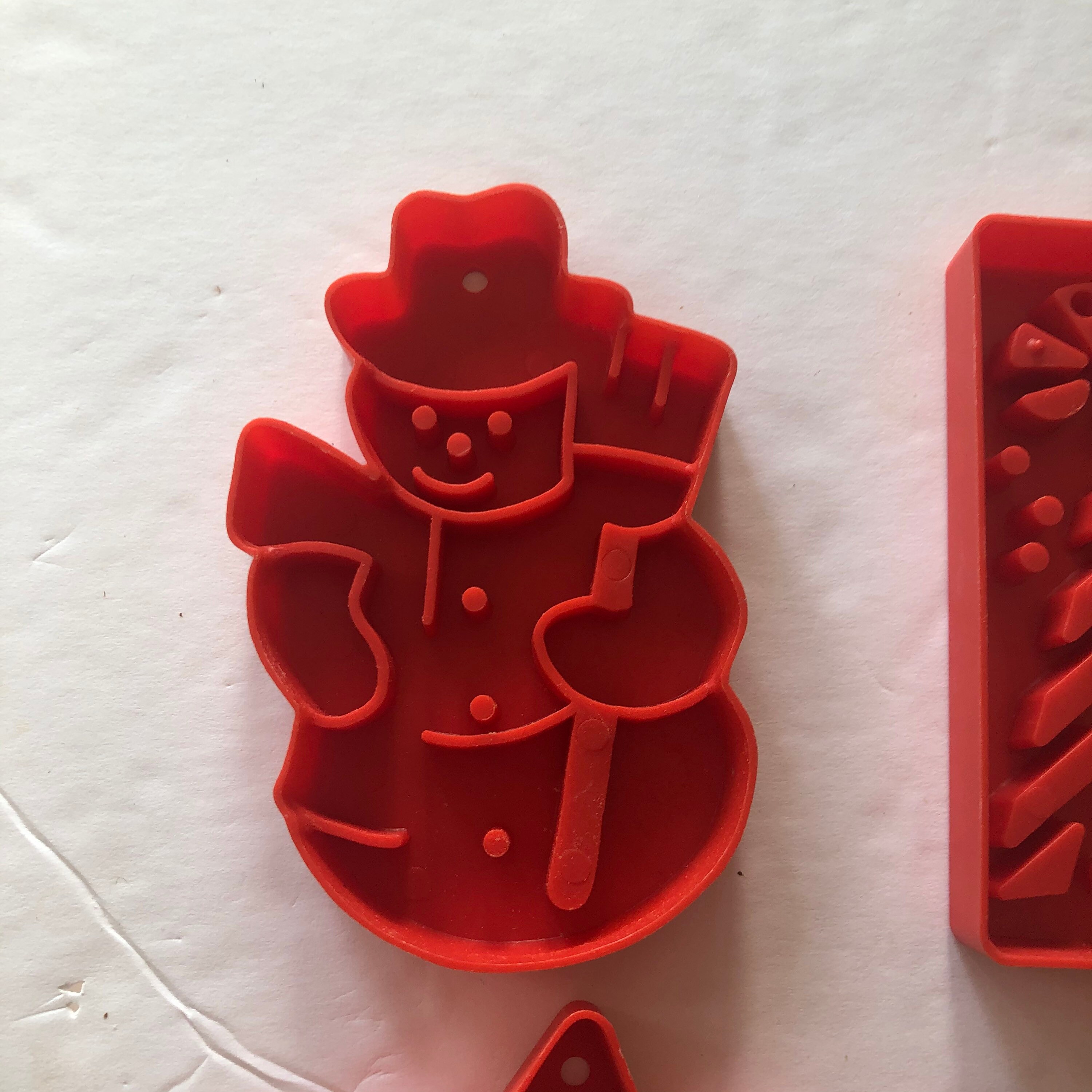 Imprint Christmas Cookie Cutters Vintage Christmas Holiday Etsy
