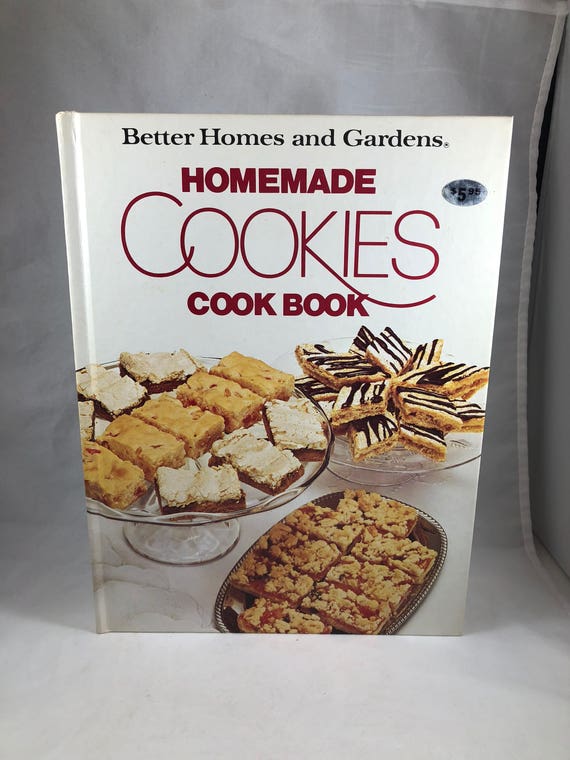Better Homes And Gardens Cookbook Homemade Cookies 1970s Cookbook Vintage Kitchen Homemade Cookie Recipes Vintage Cookbook - 