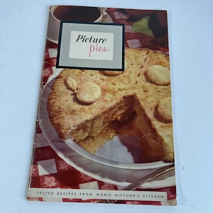 Picture Pies Pamphlet - Marie Gifford&#39;s Kitchen - Vintage Recipes - 1950s Pamphlet - 1950&#39;s Recipes - Armour and Company - Dessert Recipes