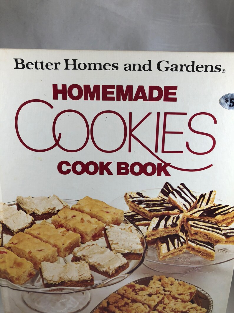 Better Homes and Gardens Cookbook Homemade Cookies 1970s ...