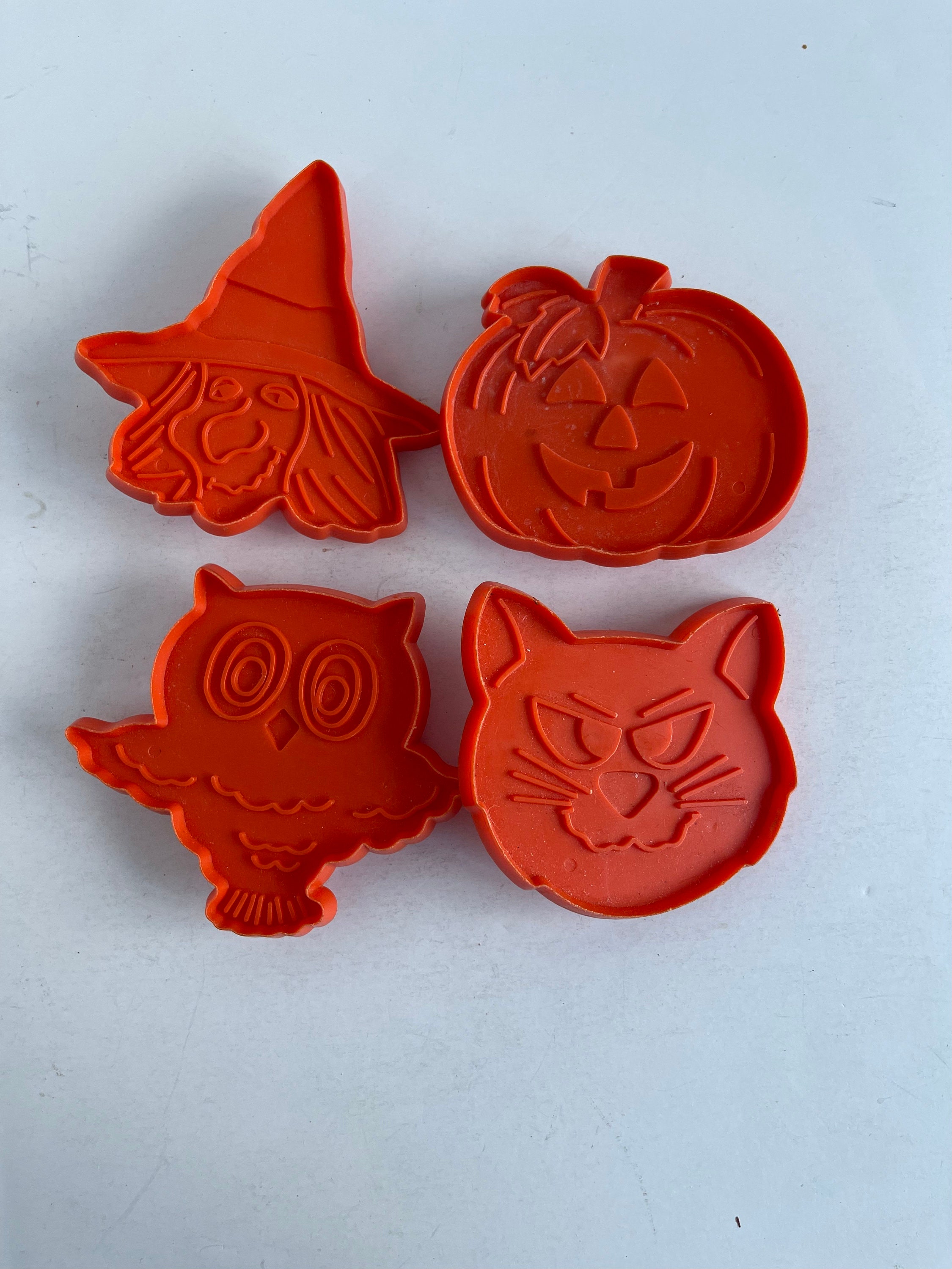 Set Di Formine Per Biscotti Di Halloween – 8 Pezzi In Plastica, Forme 3D: Zucca, Gatto, Fantasma, Strega, Per Bambini E Feste - 3