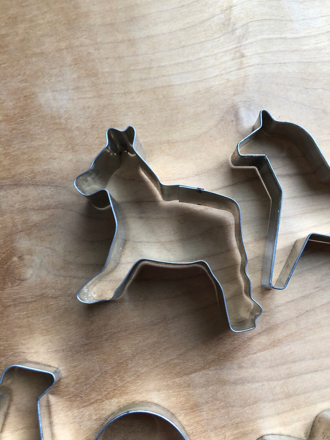 Animal Cookie Cutters Vintage Animal Set Aluminum Cookie Etsy