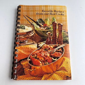 Vintage Skyline Grange Cookbook - Sharing Recipes - Vintage Favorite Recipes - 1980s Cookbook - Vintage Kitchen - Women&#39;s Club Recipes