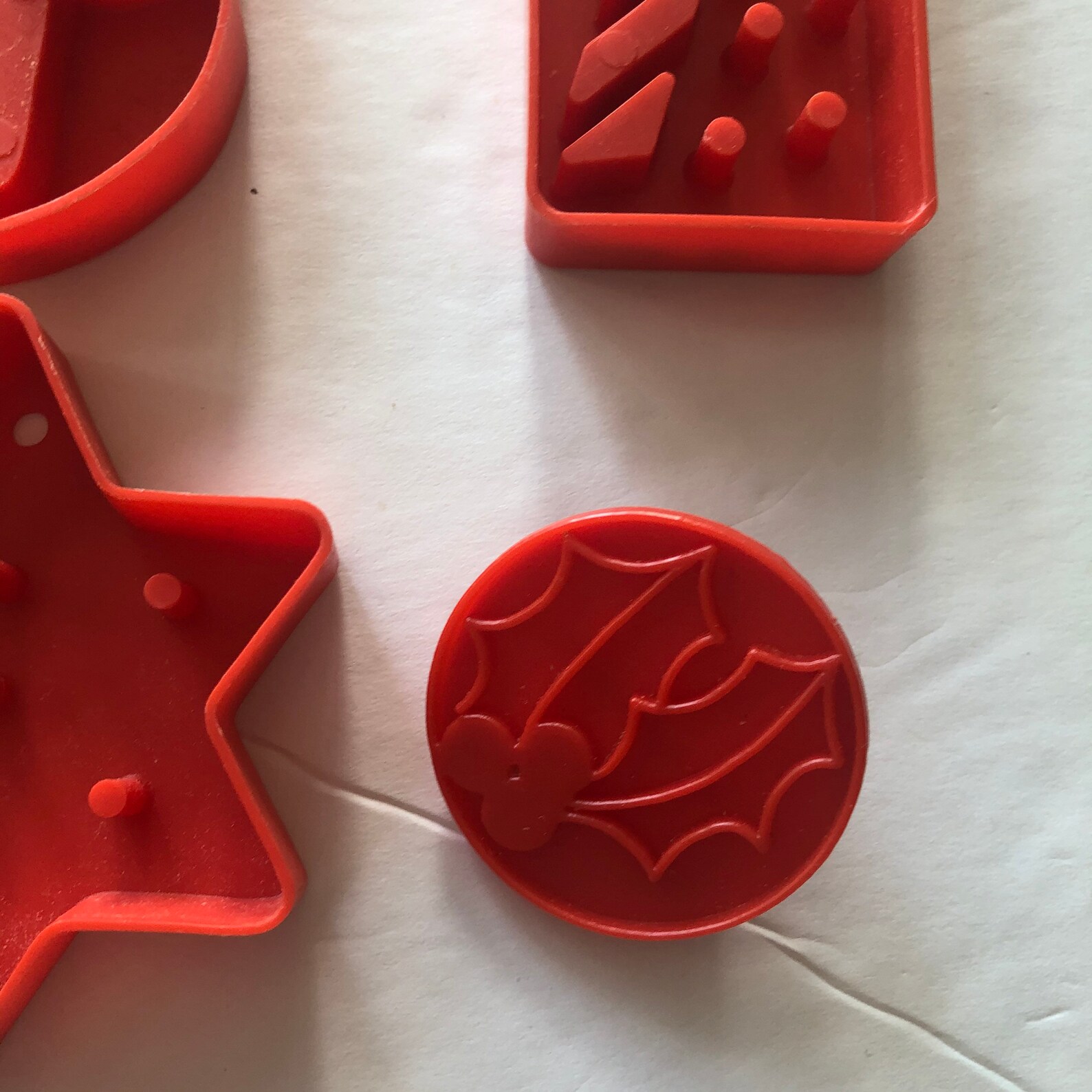 Imprint Christmas Cookie Cutters Vintage Christmas Holiday Etsy