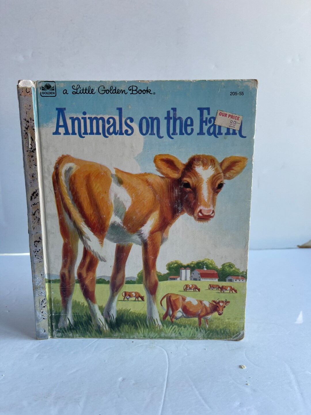 Animals on the Farm Children's Book Golden Book 1960s Book Jan Pfloog Hardcover 1968 Edition