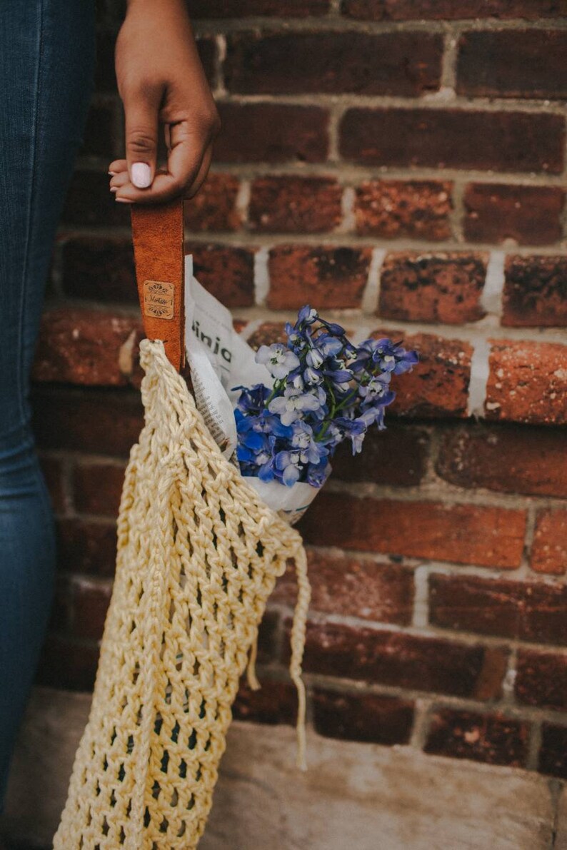 Crochet Bag Flower Tote Eco Bag Farmers Bag|Bag String Bag Reusable Grocery Bag Bouquet Flower Market Bag Farmers Market Bag