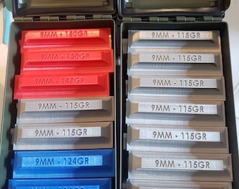 9 mm Ammo Dosen Organizer 8er PACK!