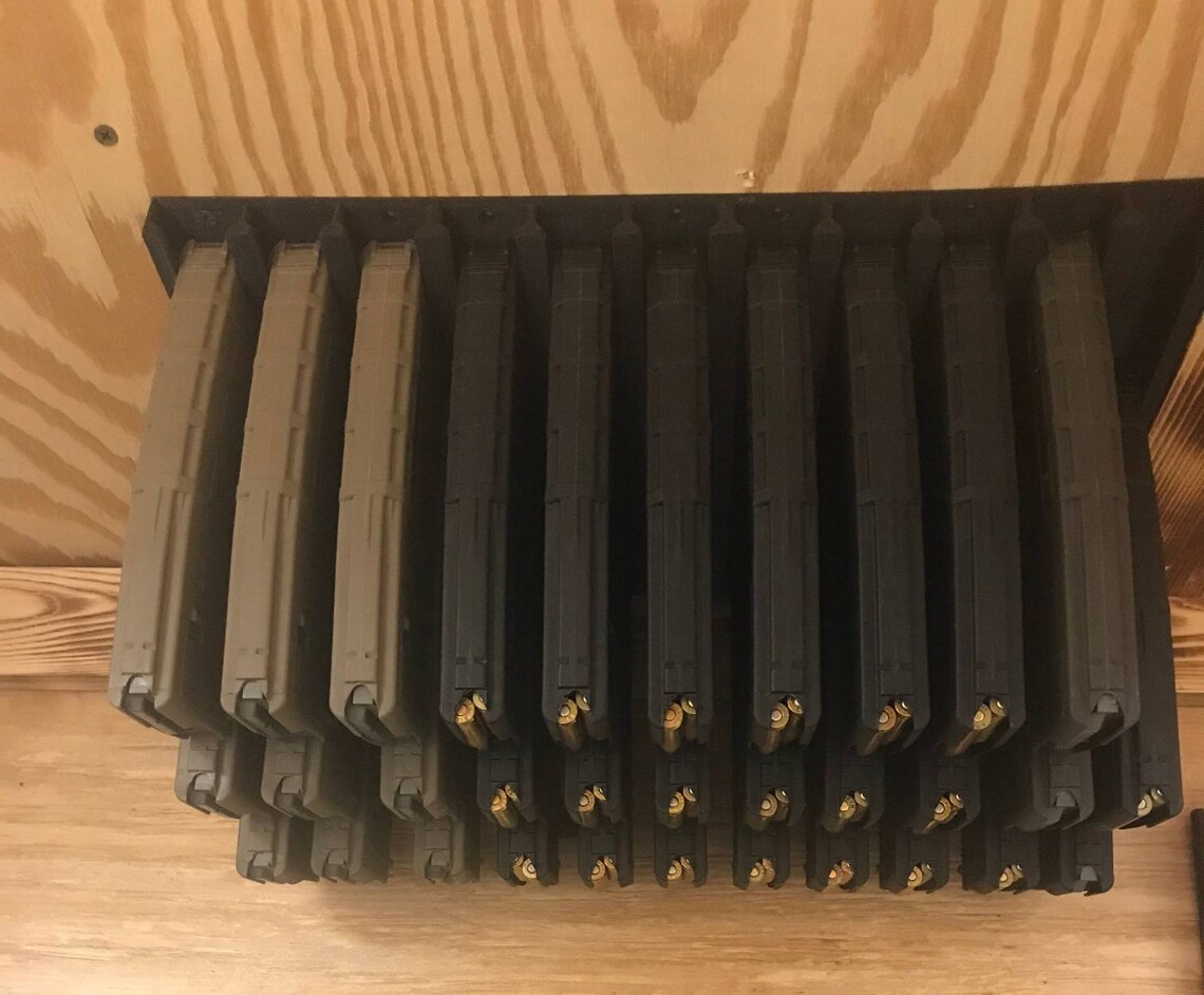 Three Mags Deep AR15 Ultimate Magazine Storage Solution up to Etsy