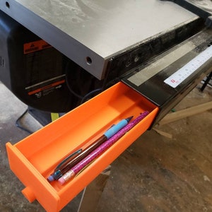12" Sawstop Tablesaw Rail Utility Drawer