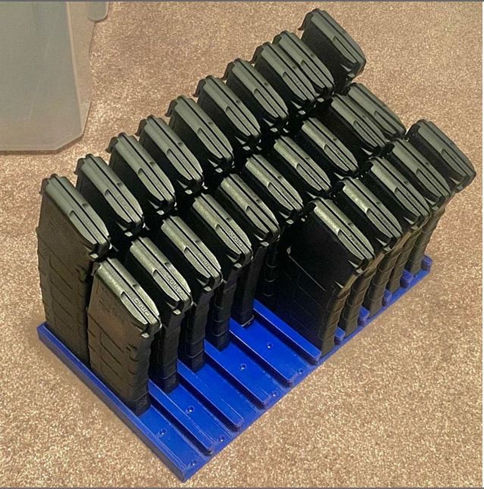 Three Mags Deep AR15 Ultimate Magazine Storage Solution up to Etsy