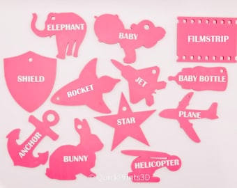 Nametag Personalized Keychain Diaper Bag Tag Lunch Box Tag Daycare Label Bag Charm Kids Keychain Name Bag Tag Luggage Tags Gift