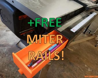 12" Sawstop Tablesaw Rail Utility Drawer