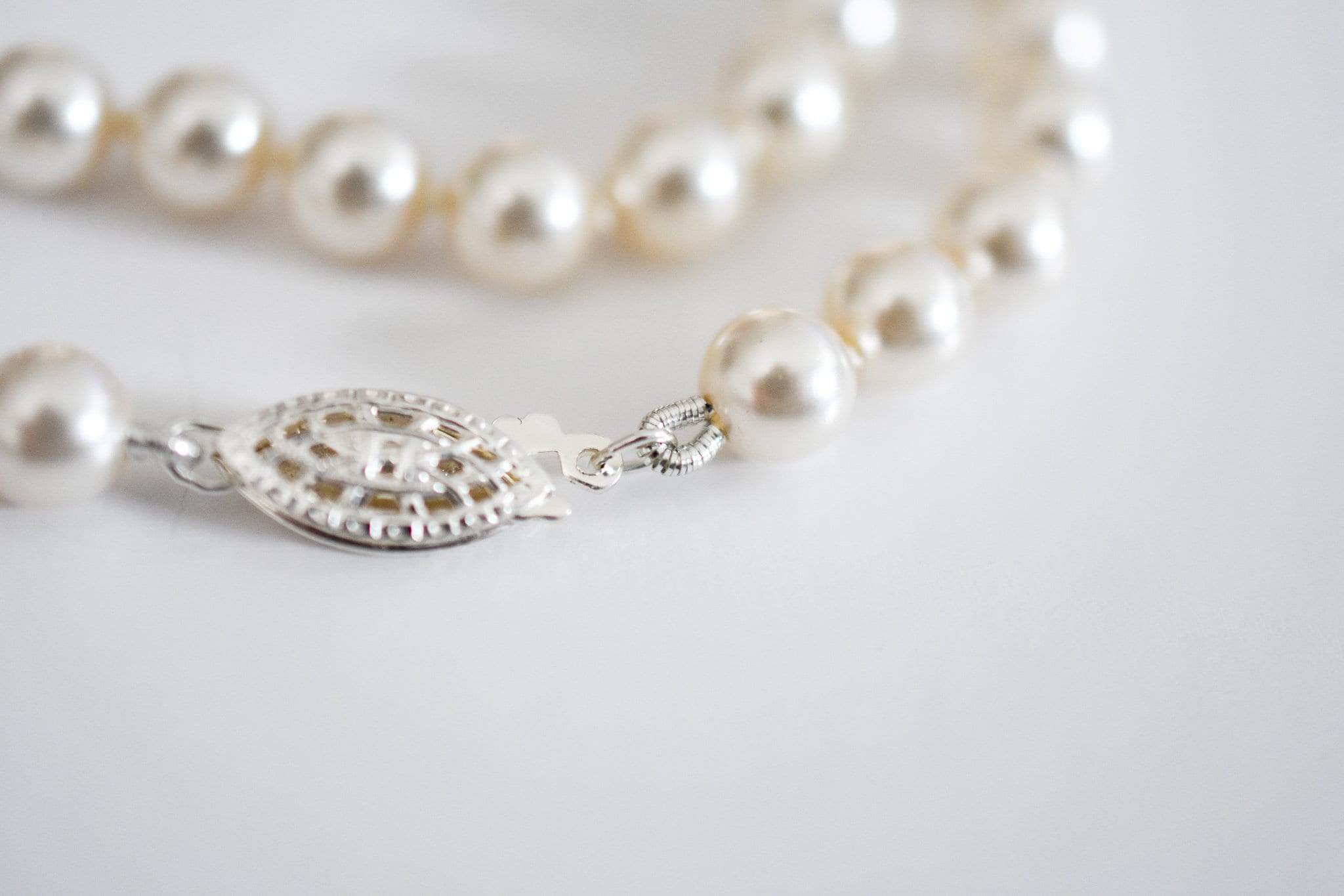 Premium Preciosa Pearl Necklace with Sterling silver clasp | Valentines Day Gift for Her | Mothers Day Gift