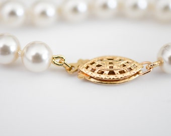 Premium Preciosa Kristallperlenkette mit 14K gold filled Verschluss | Weihnachtsgeschenk für Sie | Geschenk für Frauen | Muttertagsgeschenk
