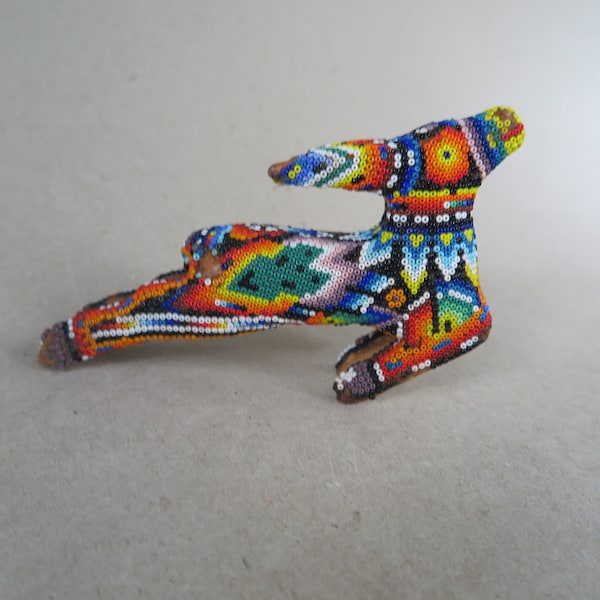 Huichol Beaded Bear