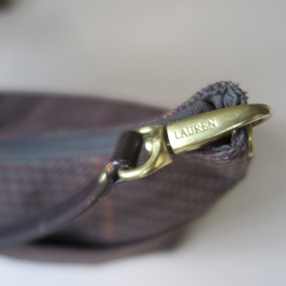 Vintage Ralph Lauren Purple Green Hounds Tooth Pa… - image 9