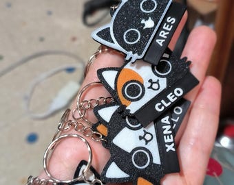 Custom Palico Monster Hunter Keychain