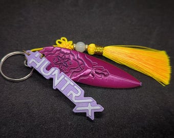 K pop demon hunters keychain Derpy rumi Zoey Huntrix from 8 cm