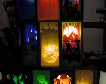 Book Nook Lamp Expedition 33, The Witcher, My hero Accademia, Kingdom come deliverance, Hollow knight Silsong and many others Lamp